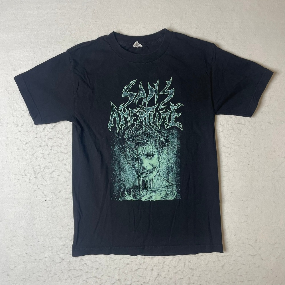 Sans Amour Black Graphic T Shirt Size Small Alstyle‎ Apparel Band Tee